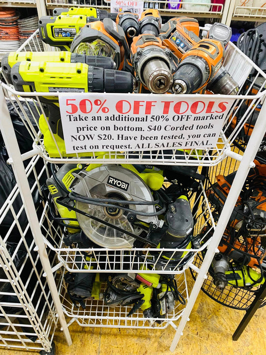 Take an EXTRA 50% OFF ALL Tools!