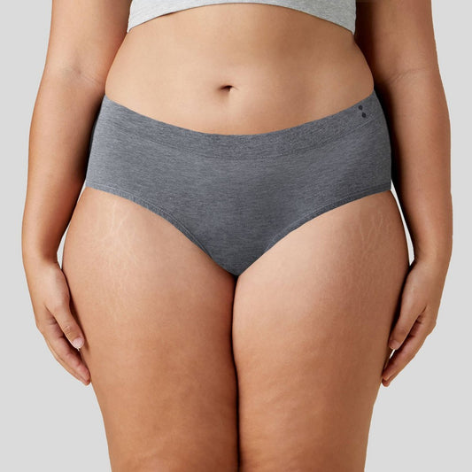 Thinx Women's Plus Size Period Underwear - Gray 3X