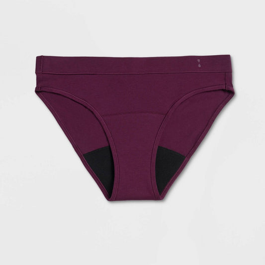 Thinx Women's Plus Size Bikini Period Underwear - Plum Purple 3X