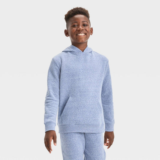 Boys' Fleece Pullover Sweatshirt - Cat & Jack™ Navy Blue M