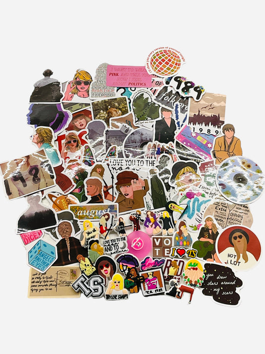 Sticker and Shoe Charm Pack (25 Shoe Charm)(50 Stickers)