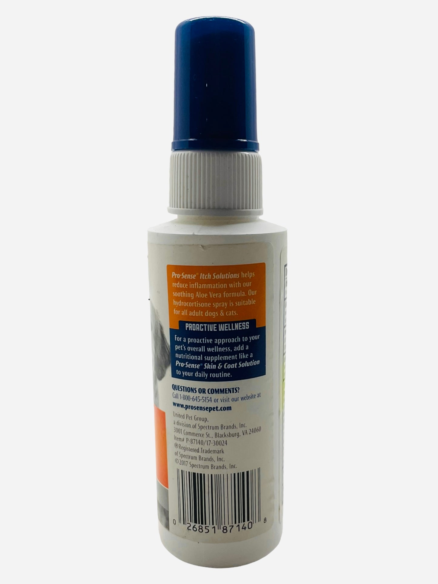 Pro Sense Itch Solution (Suitable For All Adult Cats And Dogs)(4fl oz)(EXP 10/23)