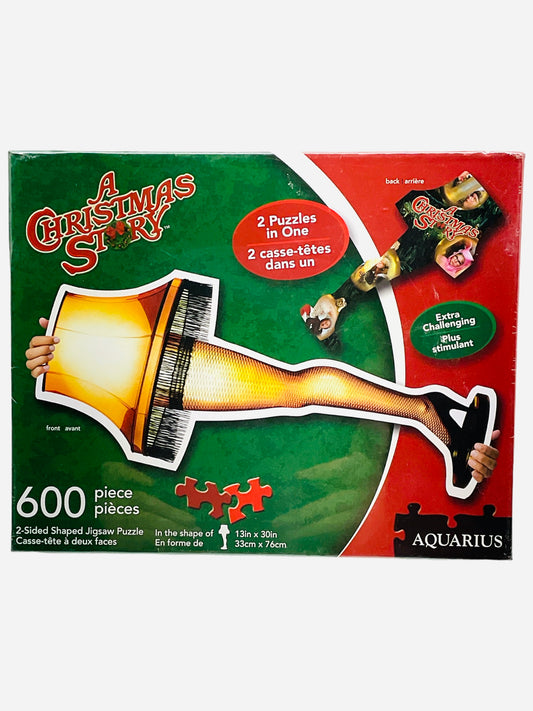 A Christmas Story 600pcs 2-Sided Shaped Puzzle (13”x30”)