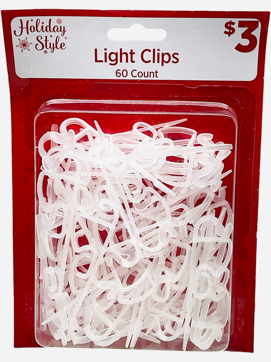 60 Count Light Clips