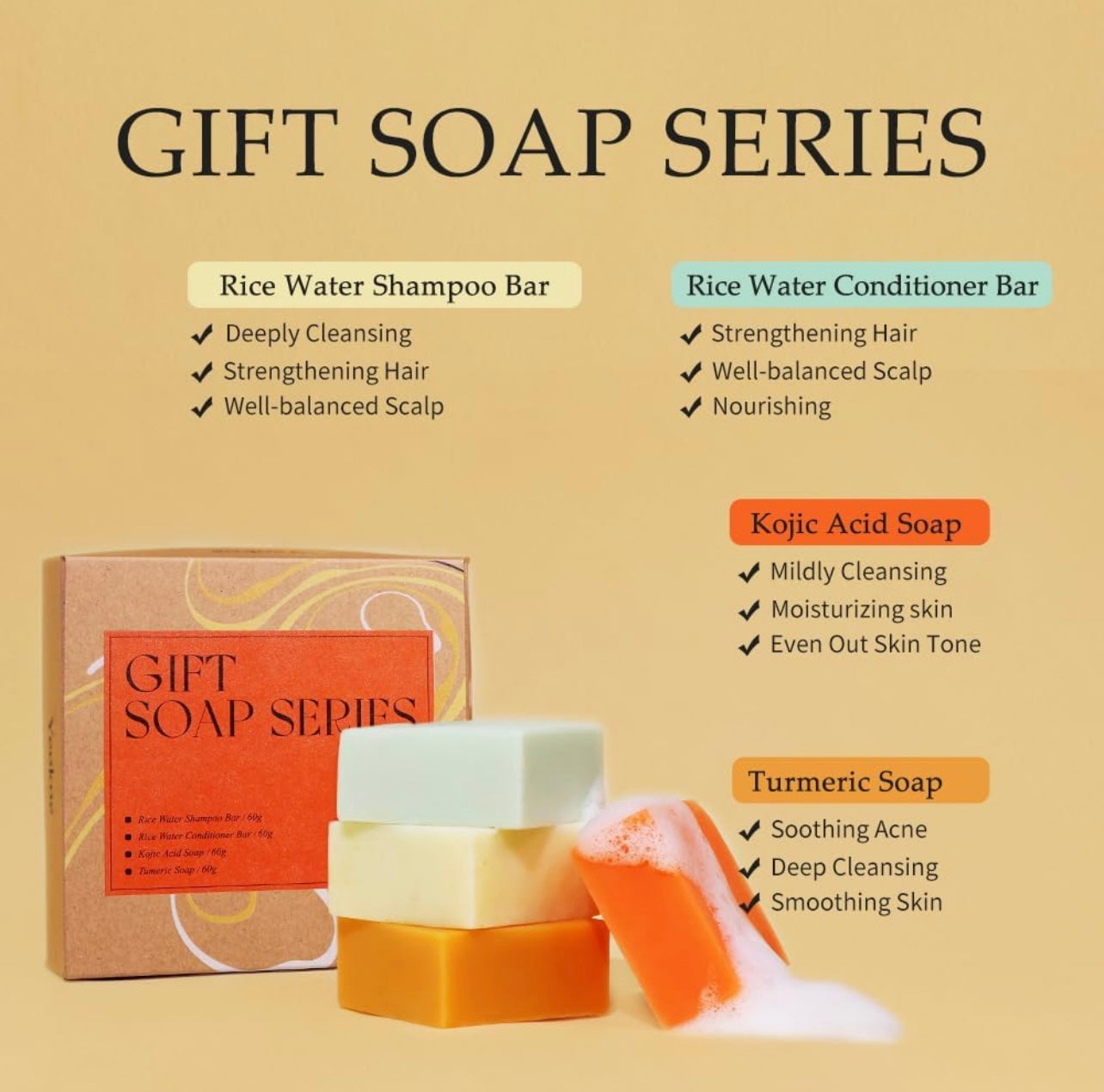 Gift Soap Set 4pcs