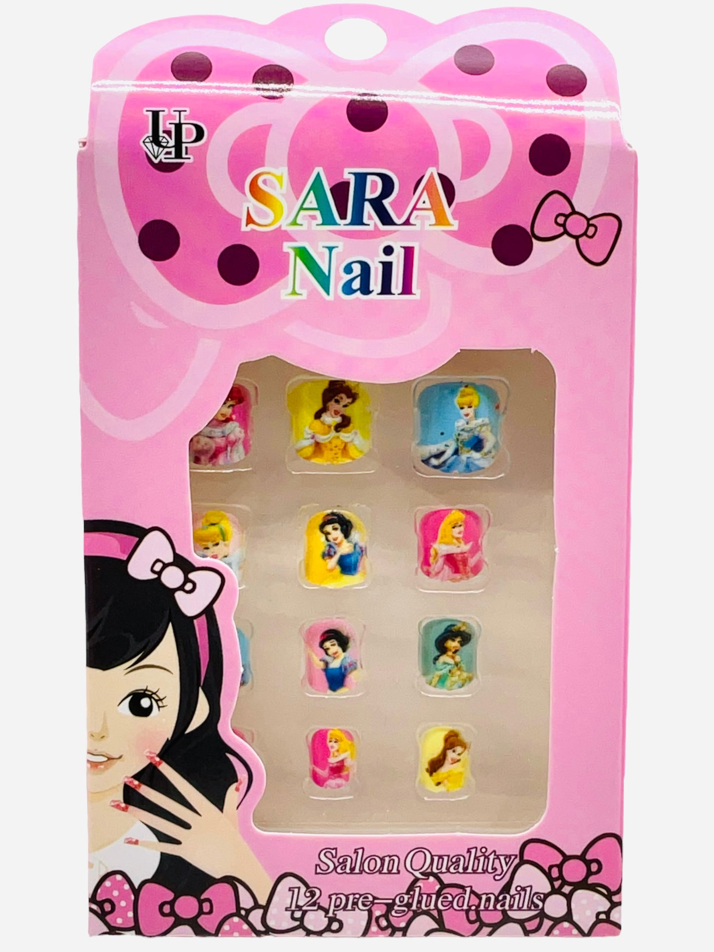 SARA Nails (You Choose 12 Pre-Glued Nails)