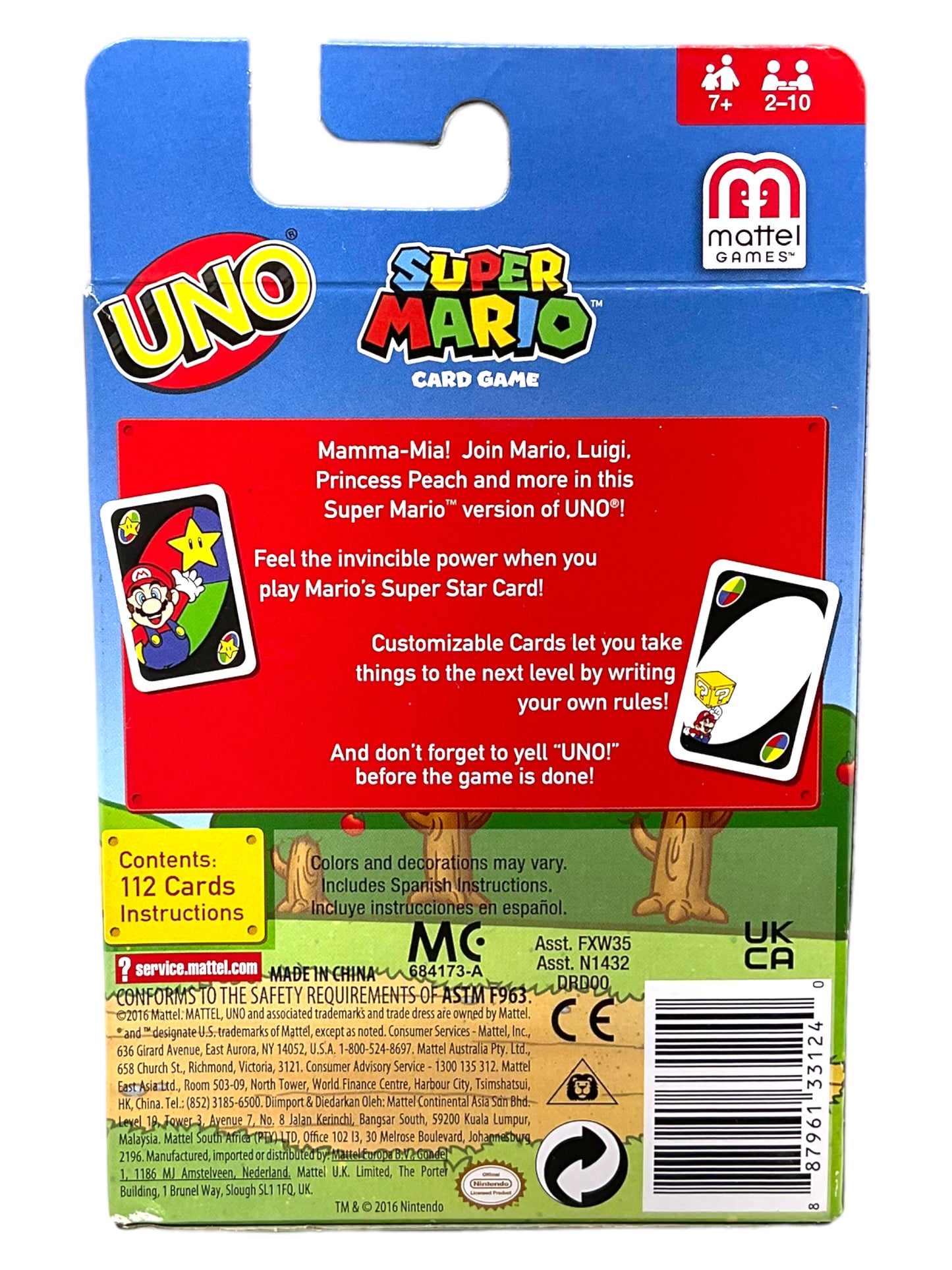 Super Mario Card Game