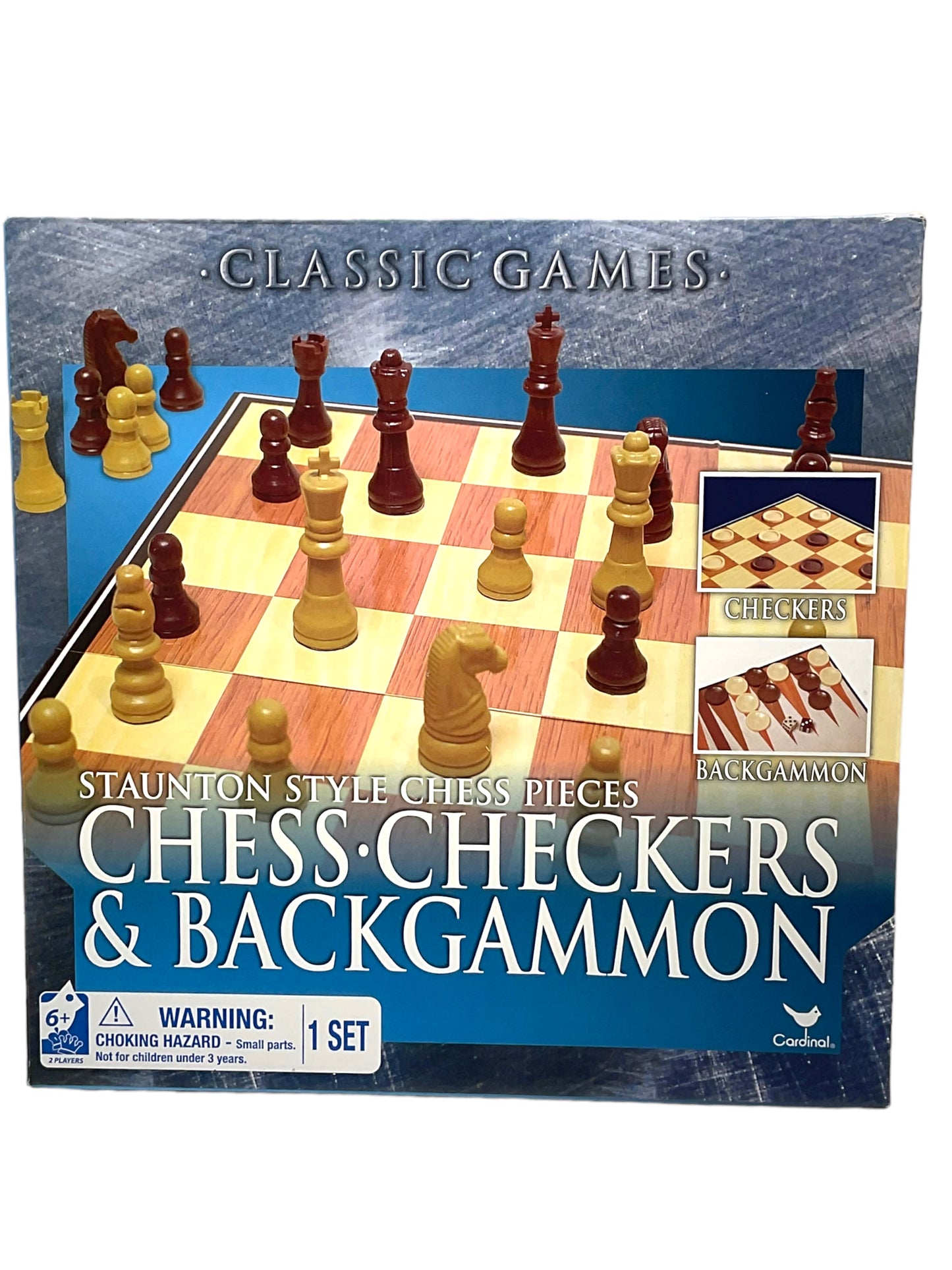 Chess Checkers & Backgammon Board Game