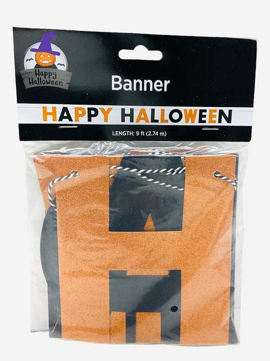 Happy Halloween Banner (Length 9ft)
