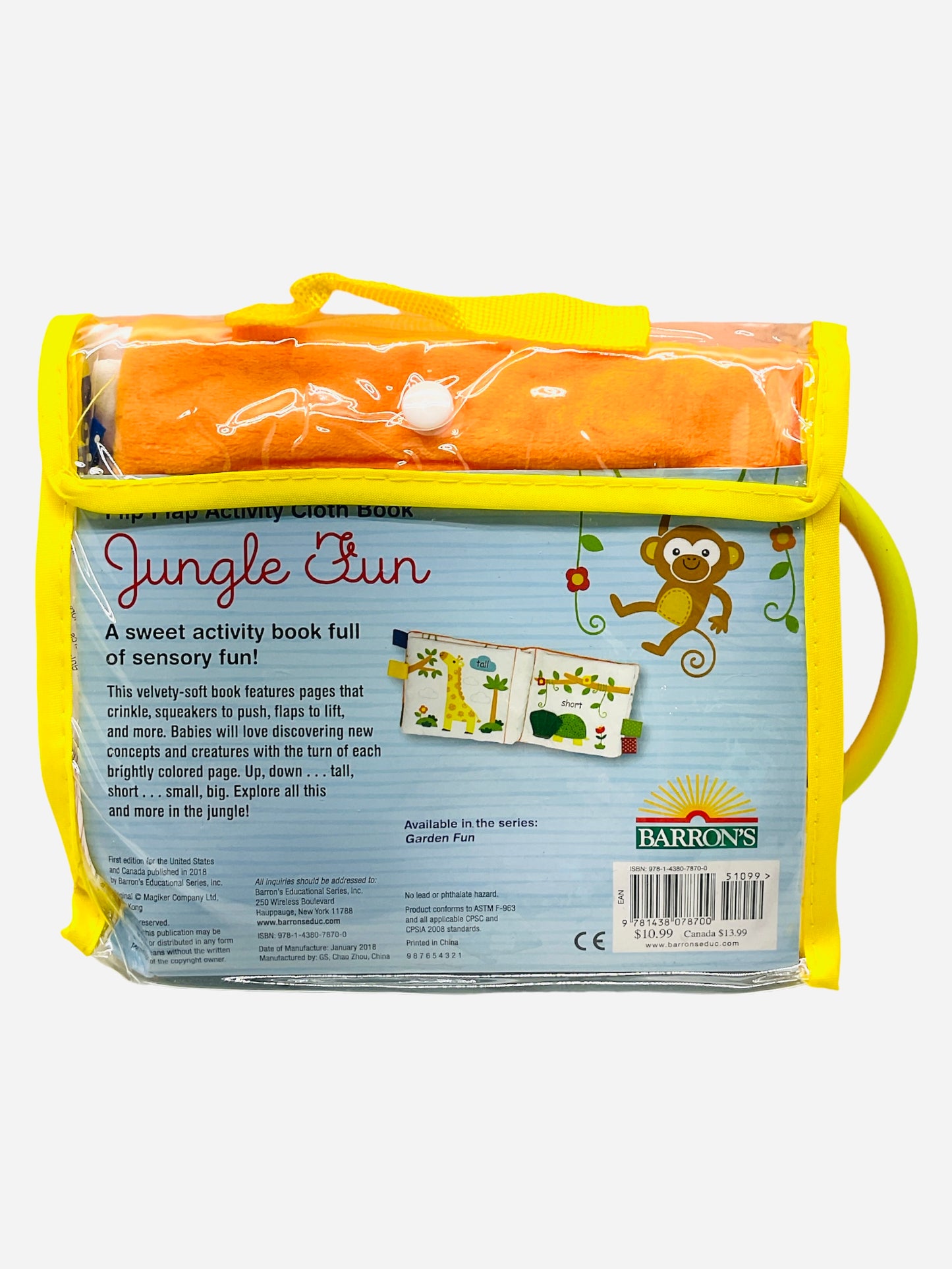 Jungle Fun Cloth Baby Book