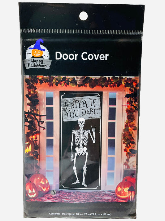 Halloween Door Cover (Style May Vary Chosen at Random 30”x72”)