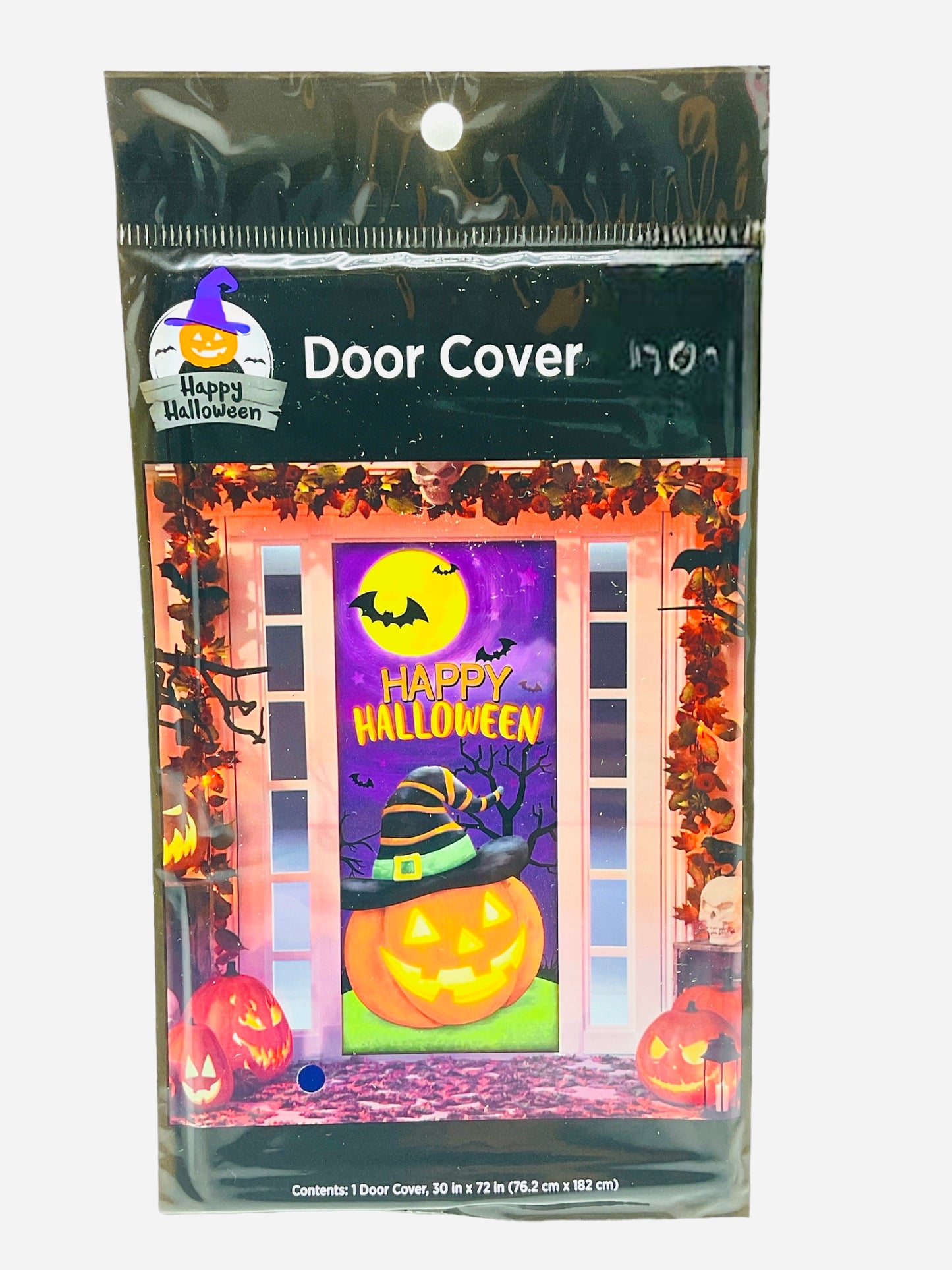 Halloween Door Cover (Style May Vary Chosen at Random 30”x72”)