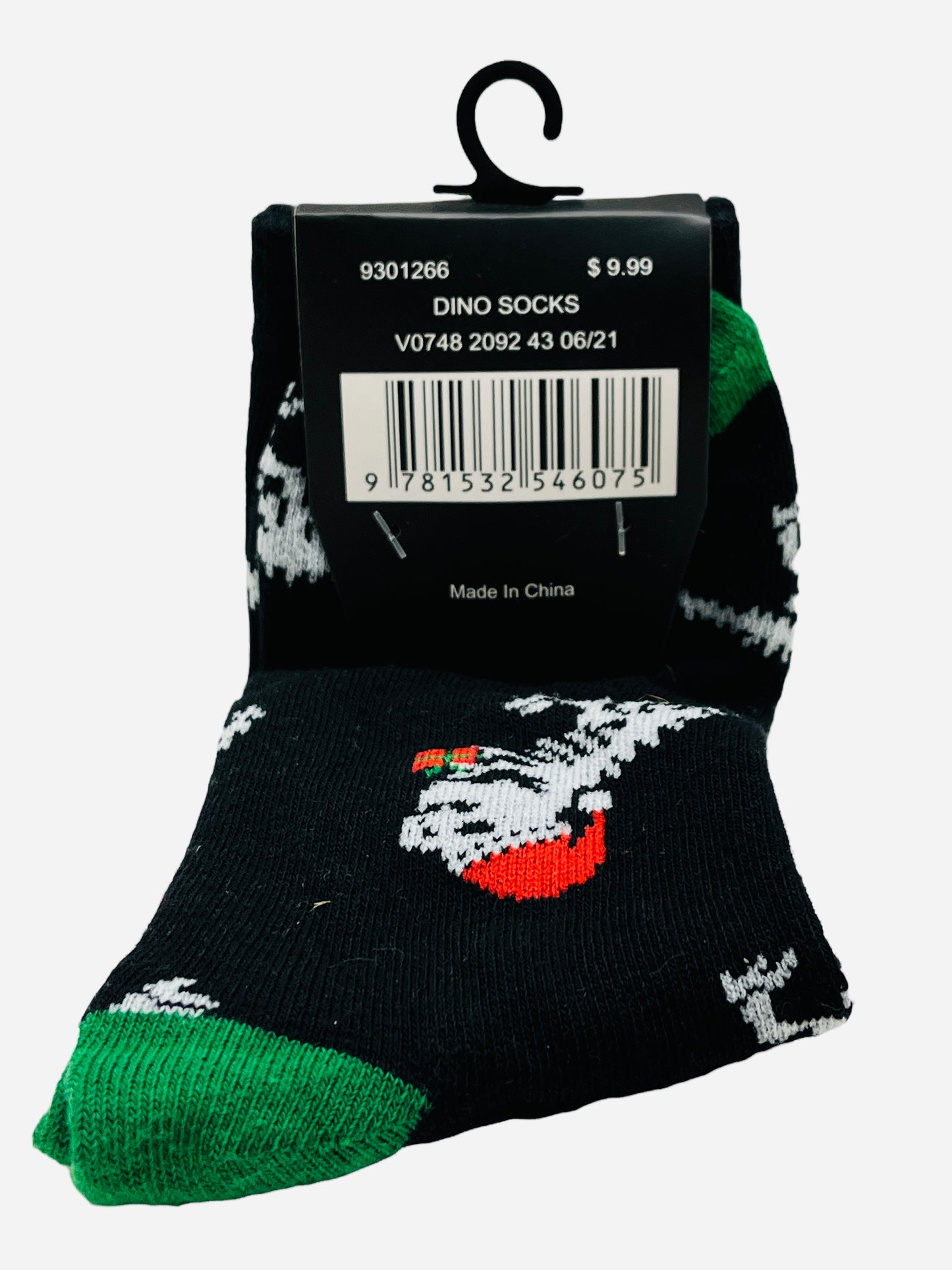 Dino Christmas Sock One Size Fits Most