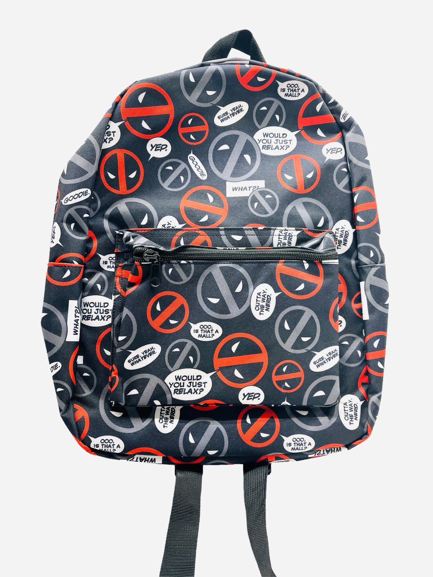 Deadpool Thoughts Backpack 14" x 17"