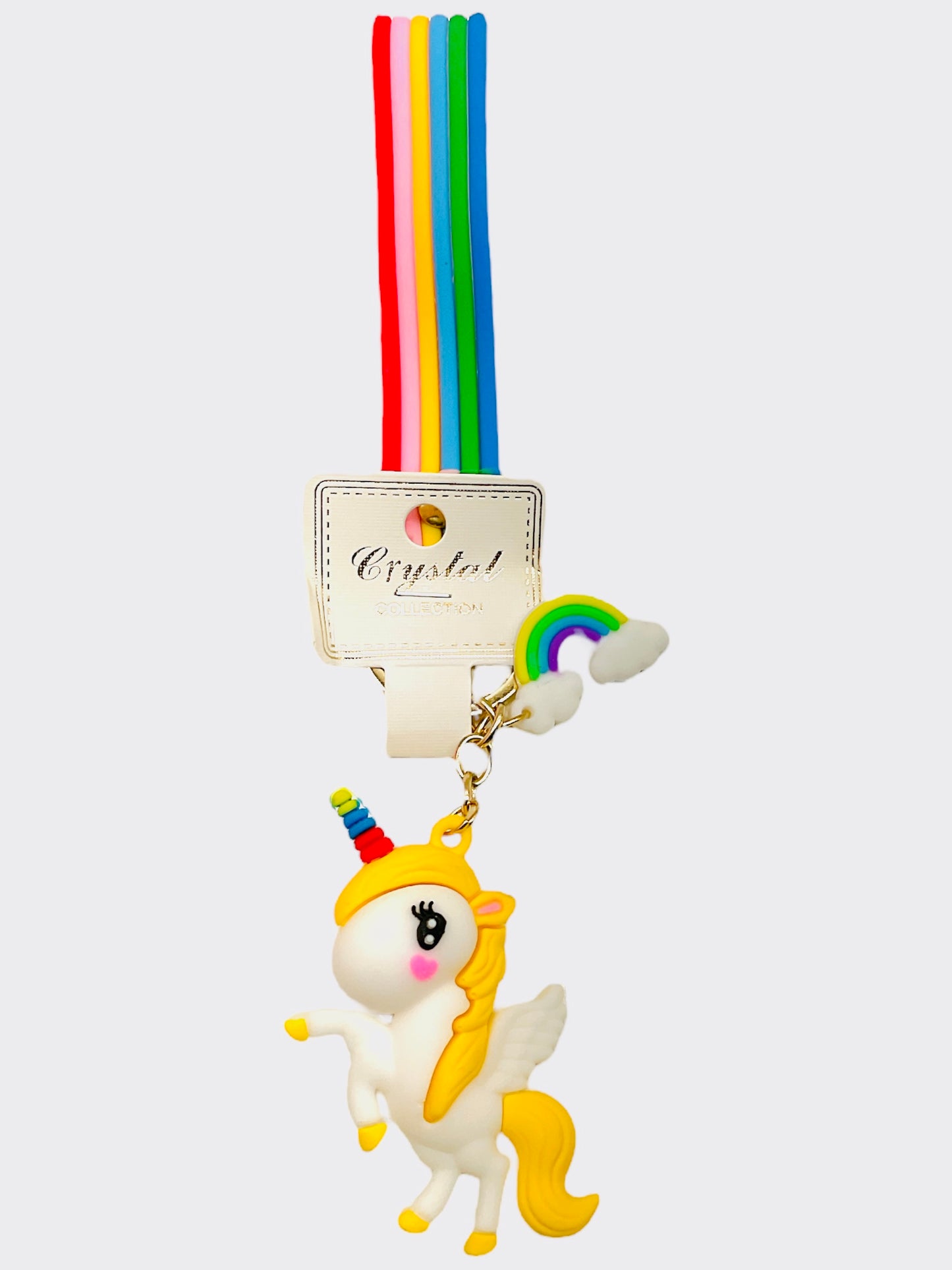 Crystal Collections Unicorn Keychain (1 Piece)(Color Chosen at Random)