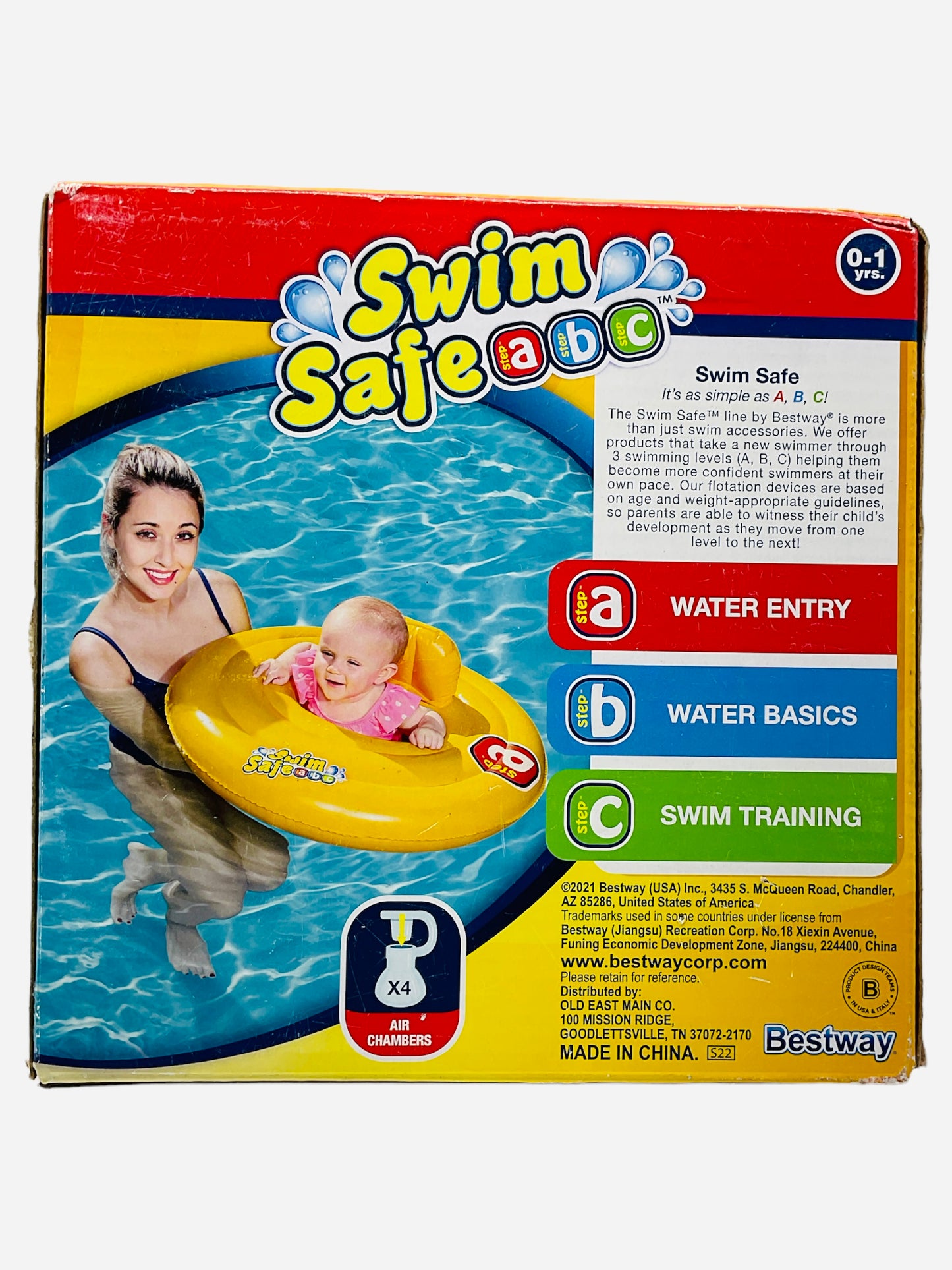 Swim Safe Inflatable Triple Ring (0-1yrs)